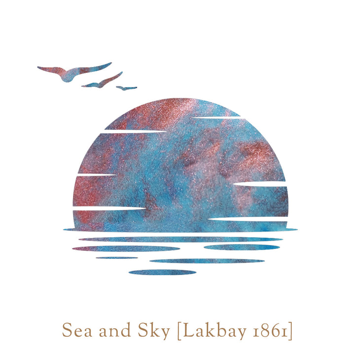 Vinta Inks 30ml Ink Bottle Sea and Sky (Lakbay 1861) — cap detail