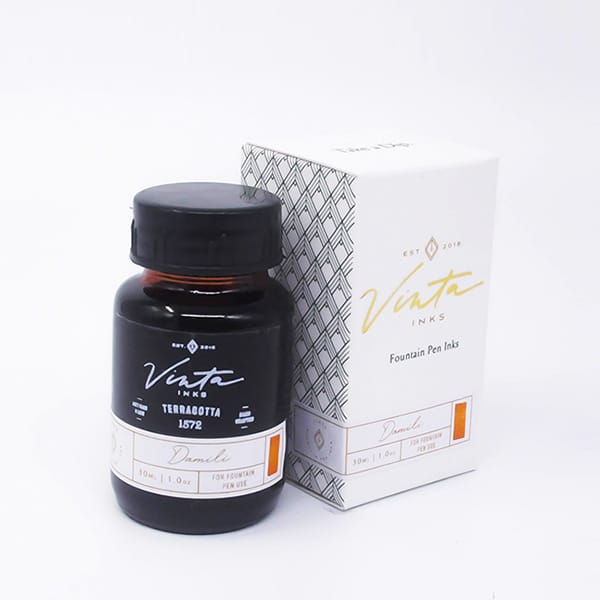 Vinta Inks 30ml Ink Bottle Terracotta (Damili 1572) — bottle at angle