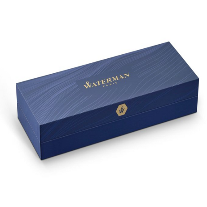 Waterman Expert3 Stainless Steel GT Fountain Pen — flat lay