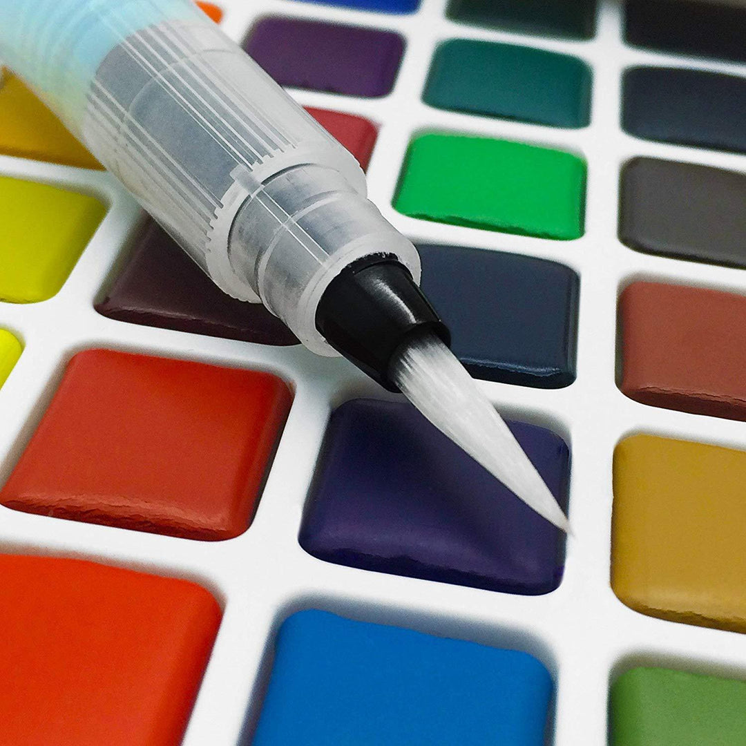 Sakura Koi Water Colors, Functional Case Set, 24-color set with WaterBrush — detail view