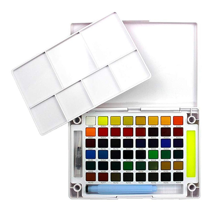Sakura Koi Water Colors, Functional Case Set, 48-color set with WaterBrush — side view