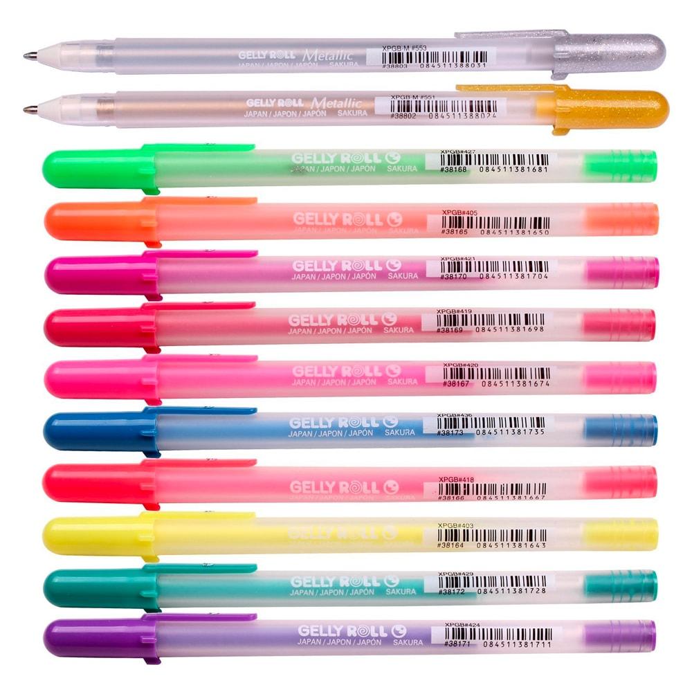 Sakura Gelly Roll Metallic Set of 12 — side view