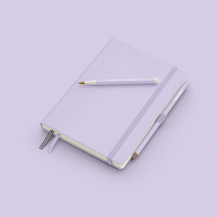 Leuchtturm1917 A5 Medium Hardcover Notebook - Ruled / Lilac — back cover