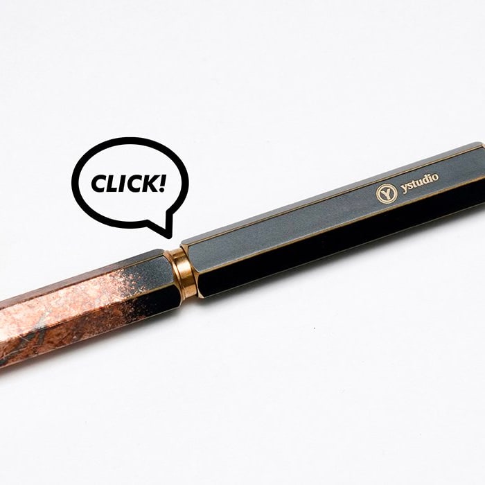 [Pre-Order] Ystudio YAKIHAKU Rollerball Pen (Limited Edition Crafts) — flat lay