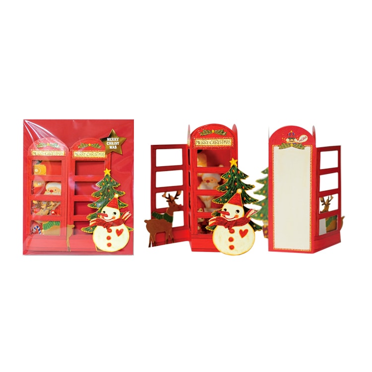D'Won 3D Pop Up Card Card Phone Booth — front view