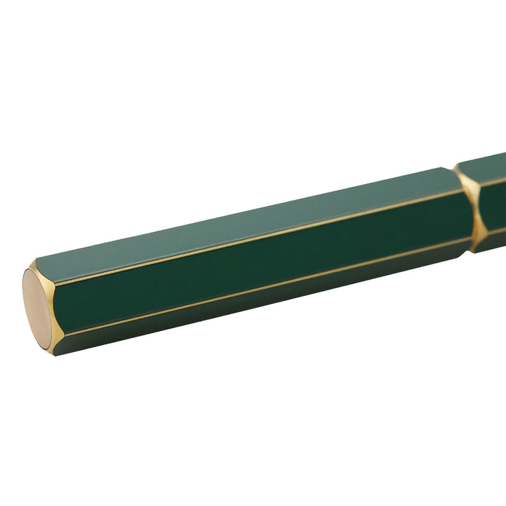 Ystudio Classic Revolve Fountain Pen Green — with packaging