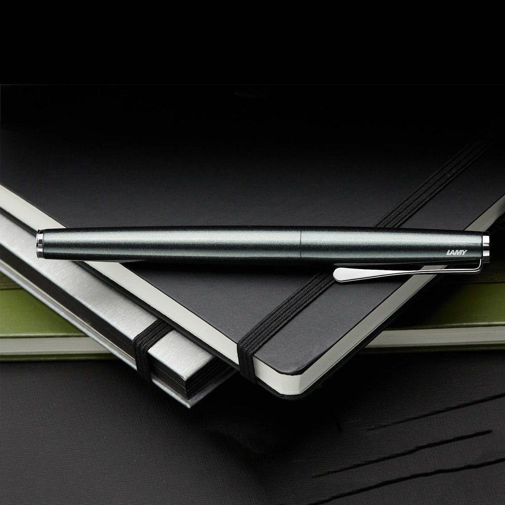Lamy Studio Fountain Pen Black Forest (Special Edition 2021) — flat lay