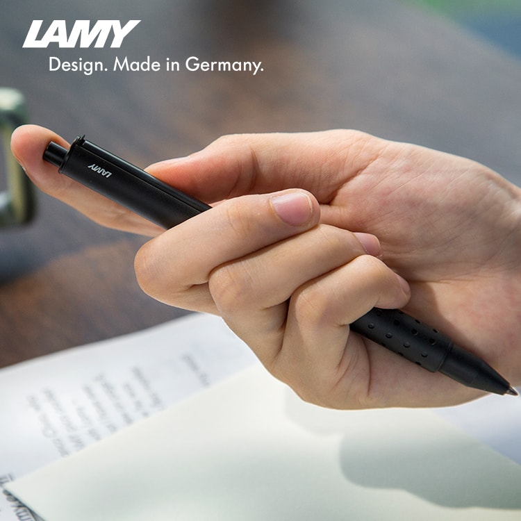 Lamy Swift Rollerball Pen Black — barrel detail