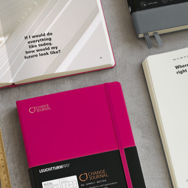 Leuchtturm1917 Change Journal A5 Hardcover Notebook - Sage — spine view