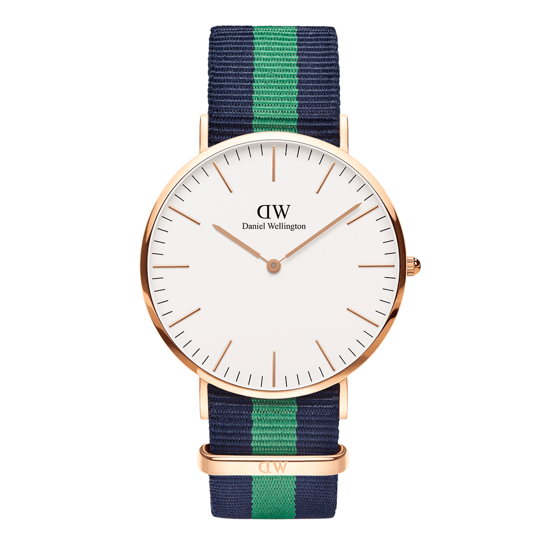 Daniel Wellington Classic Warwick Rose Gold 40mm Watch (without box) — front view