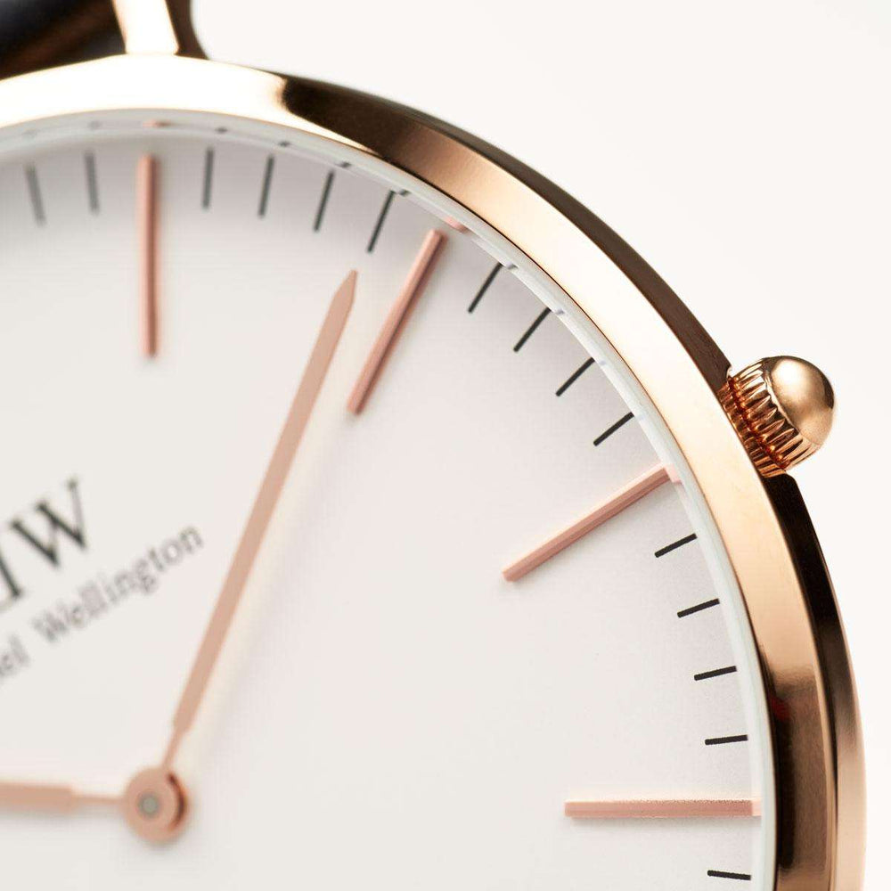 Daniel Wellington Classic Warwick Rose Gold 40mm Watch (without box) — side view