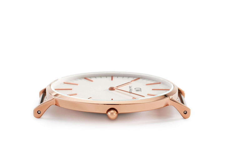 Daniel Wellington Classic Warwick Rose Gold 40mm Watch (without box) — in use