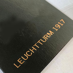 Leuchtturm1917 Notebook Embossing — side view