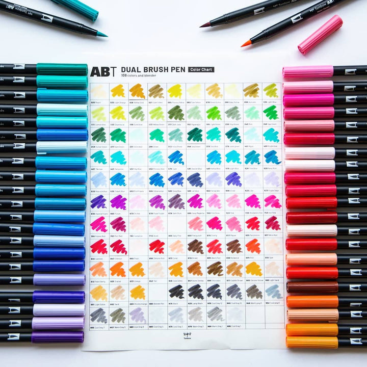 Tombow Dual Brush Pen ABT — front view