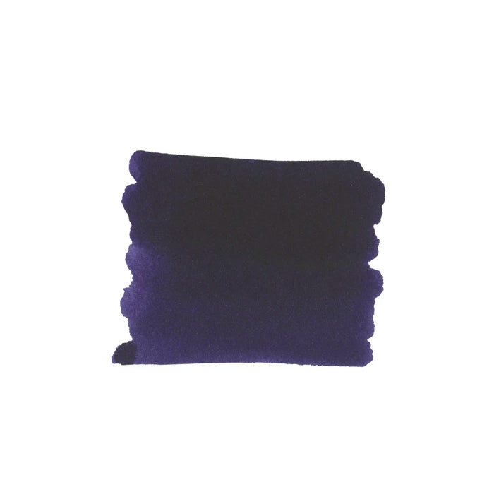 Private Reserve 60ml Ink Bottle Ebony Purple — bottle at angle