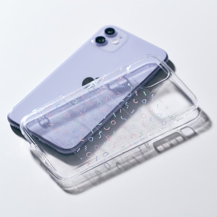 Hitotoki Soda Transparent Masking Tape Grid — roll side