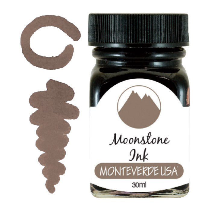Monteverde 30ml Ink Bottle Moonstone — bottle front