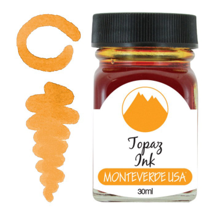 Monteverde 30ml Ink Bottle Topaz — bottle front