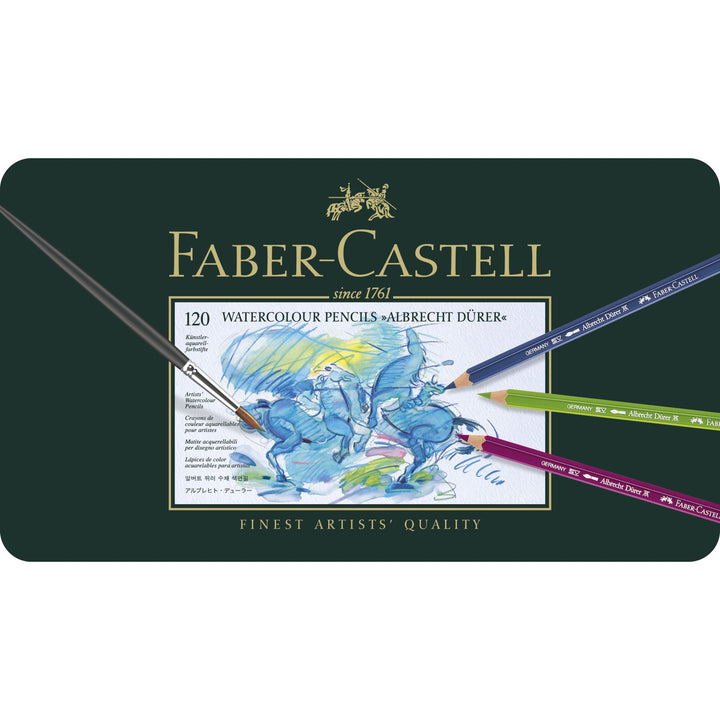 Faber-Castell Polychromos Artist Watercolour Pencil Set of 120 — front view
