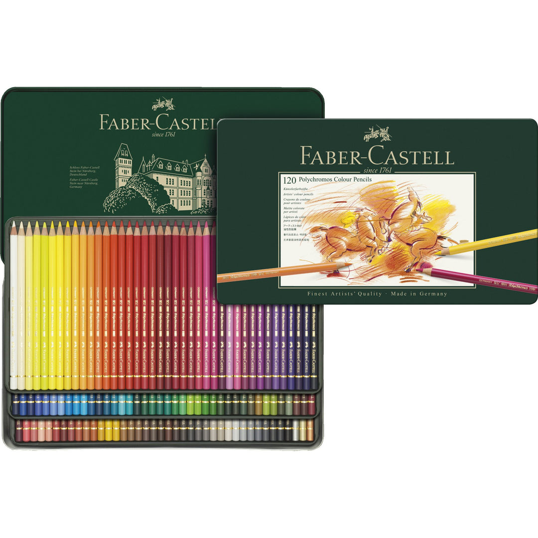 Faber-Castell Polychromos Artist Colour Pencil Set of 120 — lead extended