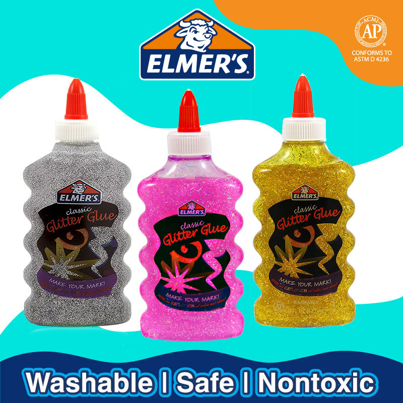 Elmer's Glitter Glue 6oz — front view