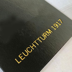 Leuchtturm1917 Notebook Embossing — detail view