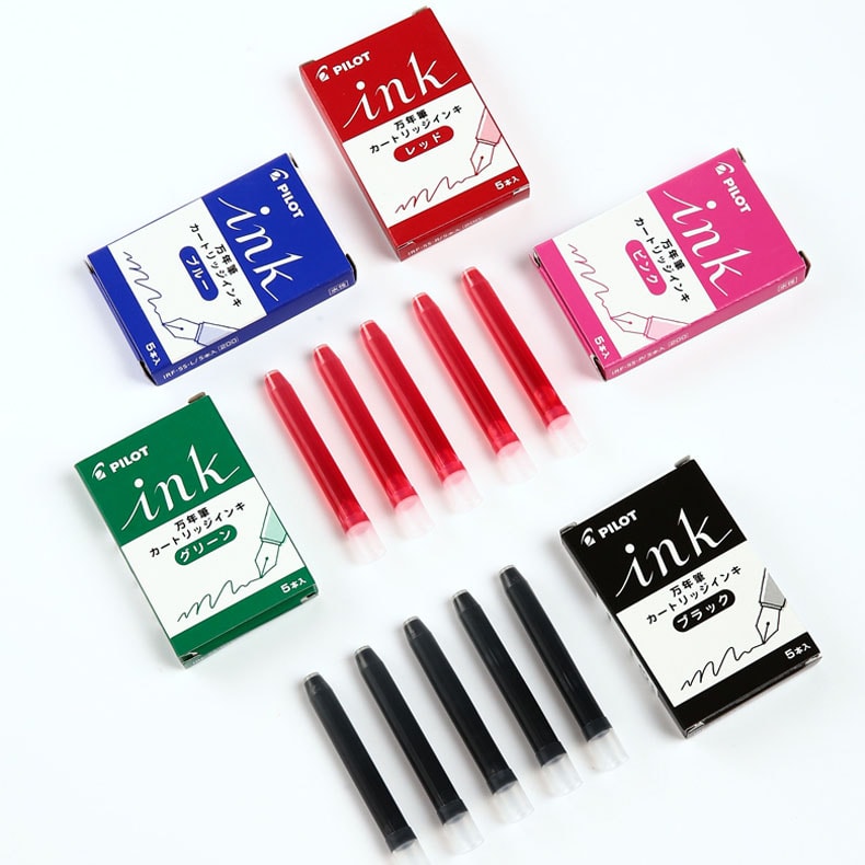 Pilot Ink Cartridge — bottle at angle