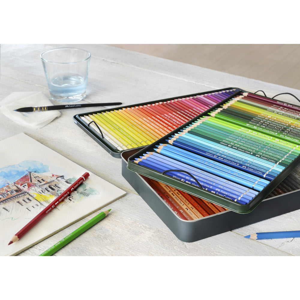 Faber-Castell Polychromos Artist Watercolour Pencil Set of 120 — side view