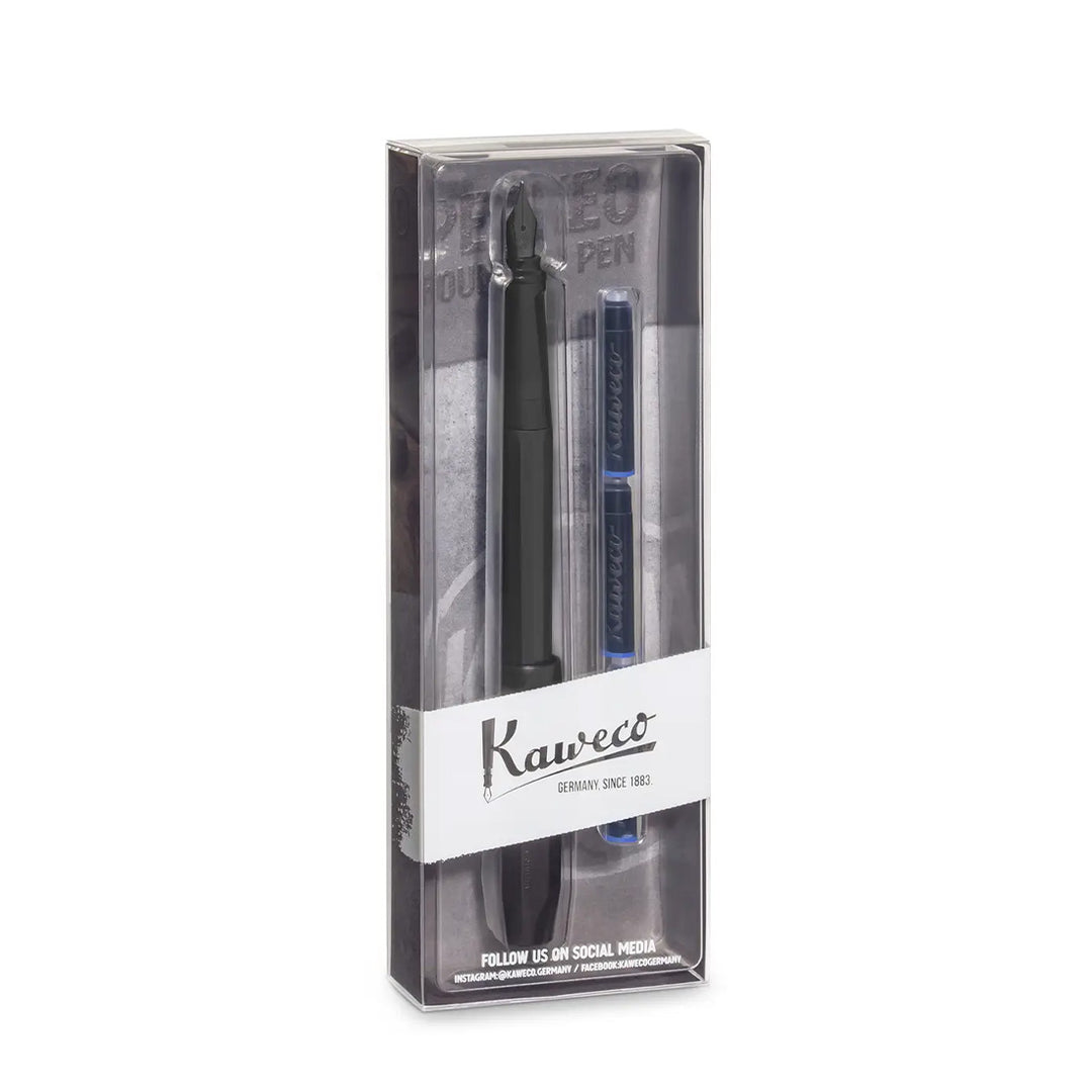 Kaweco Perkeo Fountain Pen - All Black — capped