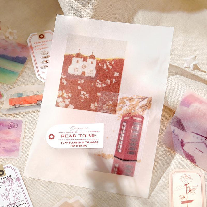 BGM Red Island Encounter Tracing Paper — in use