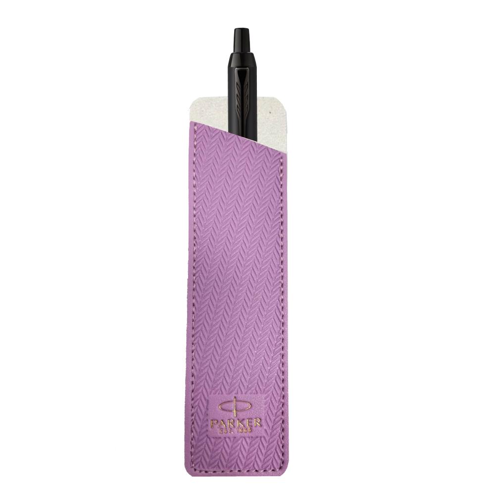 Parker IM Vibrant Rings Ballpoint Pens Gift Set with Matching Pen Sleeves — flat lay
