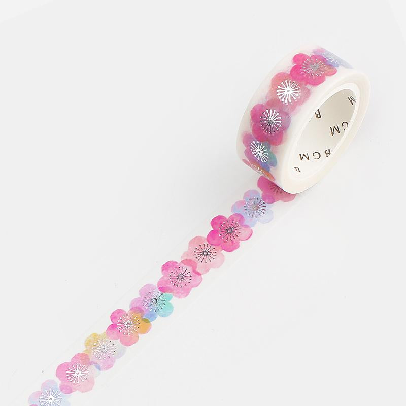 BGM Sakura Watercolor Masking Tape — pattern detail