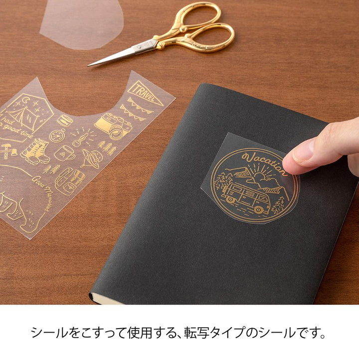 Midori Foil Transfer Sticker - Outdoor — in use