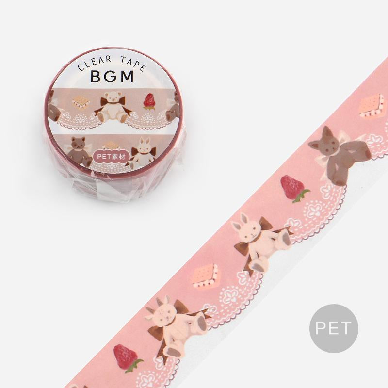BGM Plush Doll Clear Tape — roll front