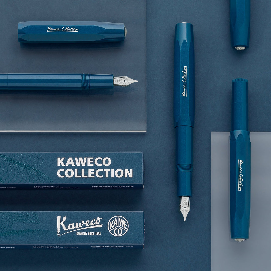 Kaweco Collection Fountain Pen - Toyama Teal — flat lay