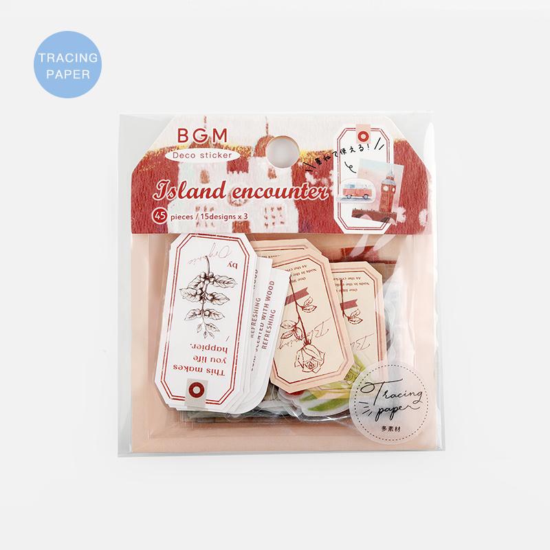 BGM Red Island Encounter Tracing Paper — front view