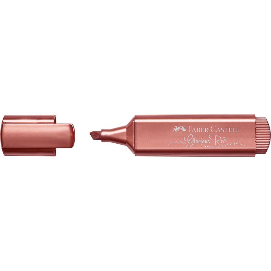 Faber-Castell Highlighter TL 46 Metallic Glorious Red — with packaging
