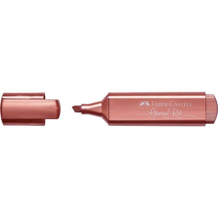 Faber-Castell Highlighter TL 46 Metallic Glorious Red — with packaging