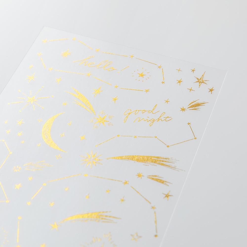 Midori Foil Transfer Sticker - Star — detail view