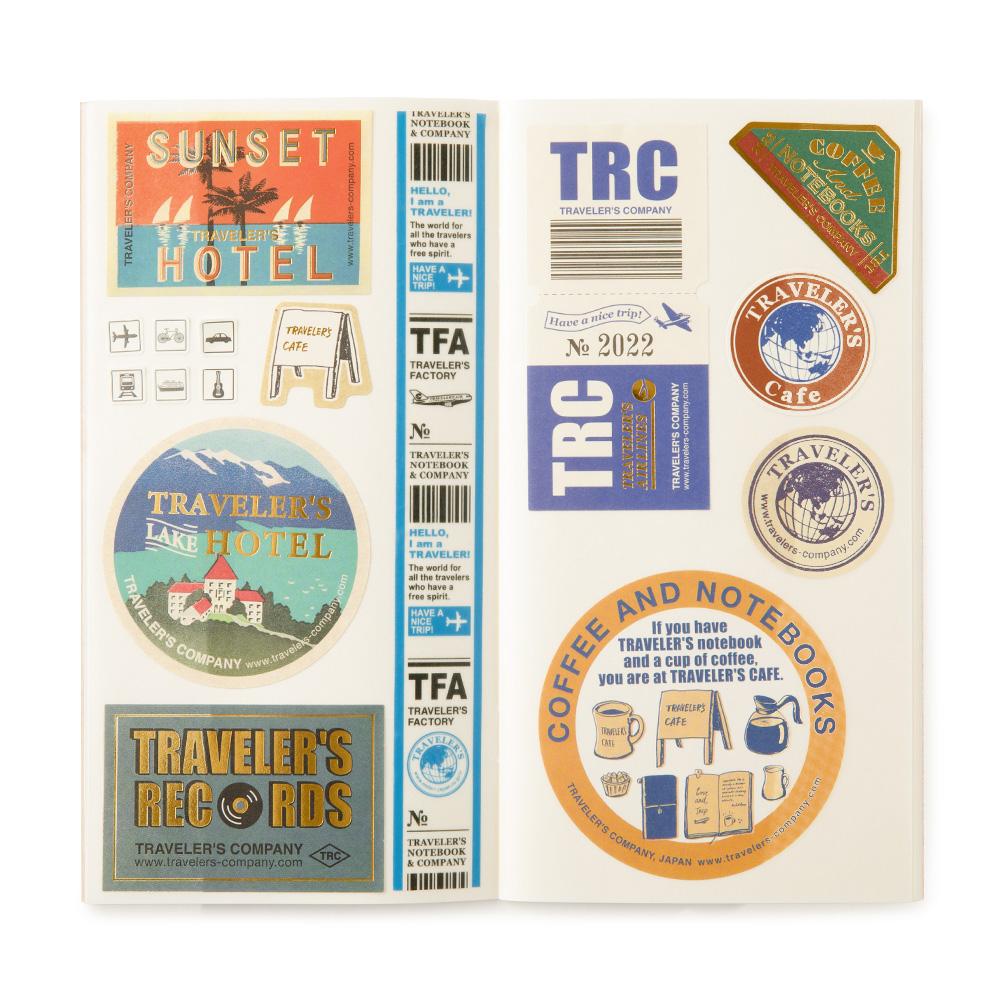 TRAVELER’S notebook Refill 031 (Regular size) - Sticker Release Paper — size comparison