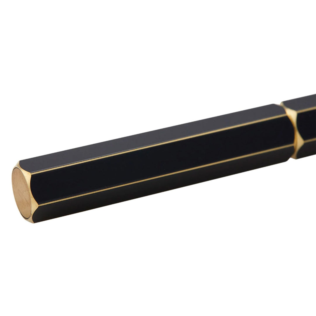 Ystudio Classic Revolve Fountain Pen Black — engraving example