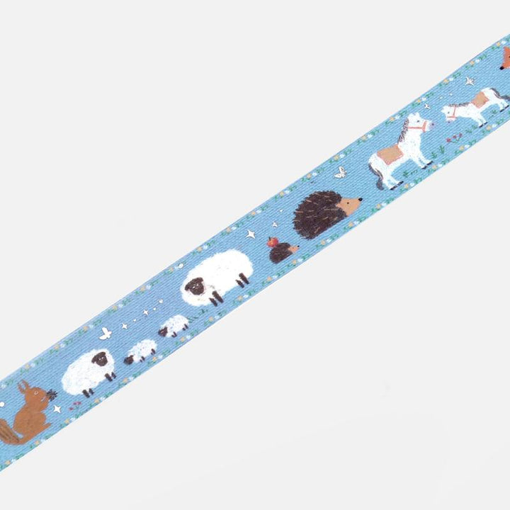 BGM Embroidered Ribbon Harvest Story Washi Tape — pattern detail