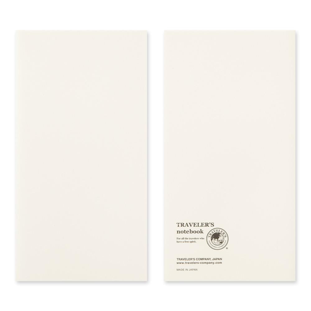 TRAVELER'S notebook Refill Accordion Fold Paper (Regular Size) — open spread