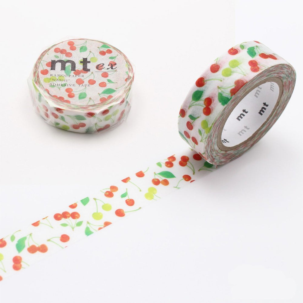 MT Masking Tape EX Washi Tape - Cherries — pattern detail