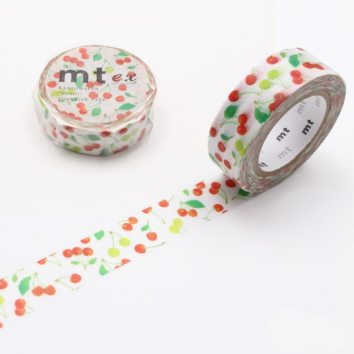 MT Masking Tape EX Washi Tape - Cherries — pattern detail
