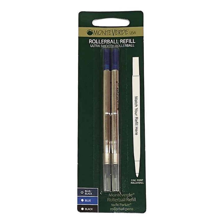 Monteverde Refill To Fit Parker Rollerball Pen, Pack of 2 — tip detail