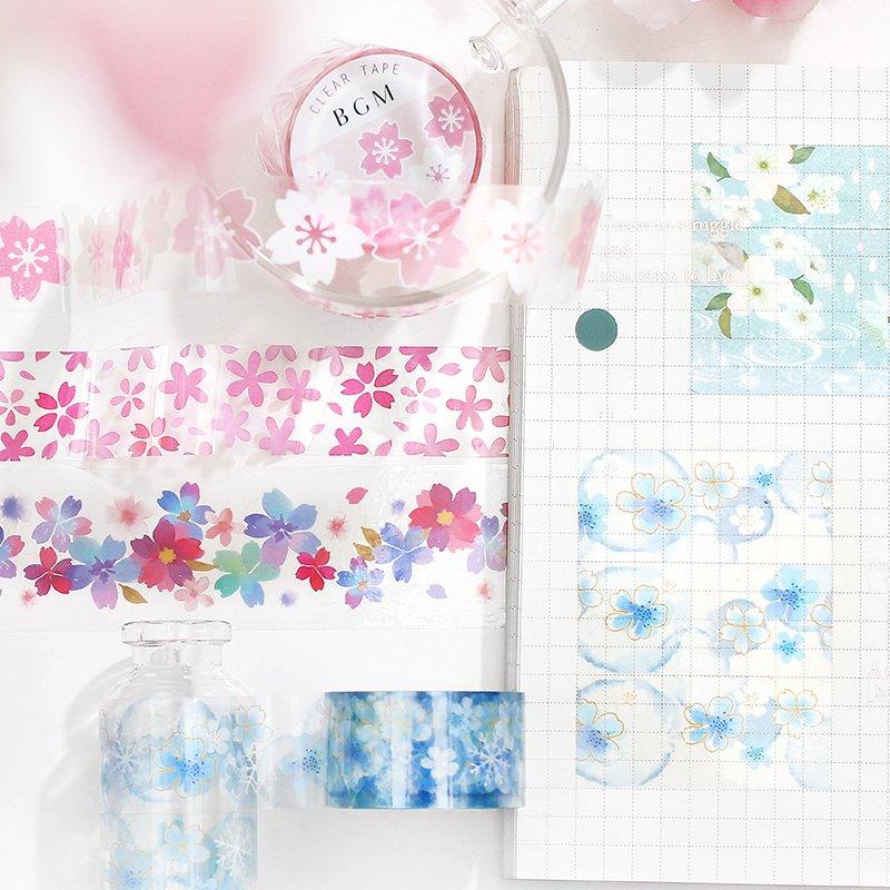 BGM Sakura Maizakura Clear Tape — colour swatch