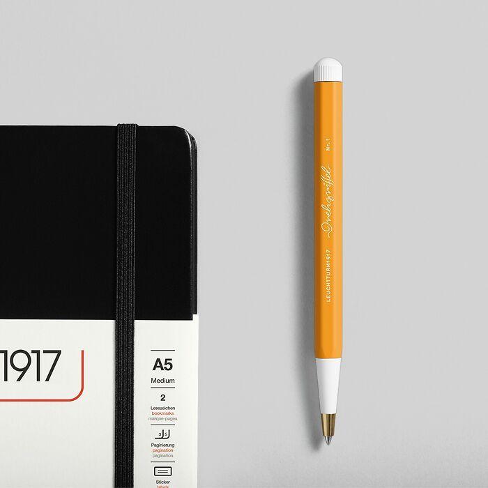 Leuchtturm1917 Drehgriffel Nr. 1 Gel Pen - Rising Sun — flat lay