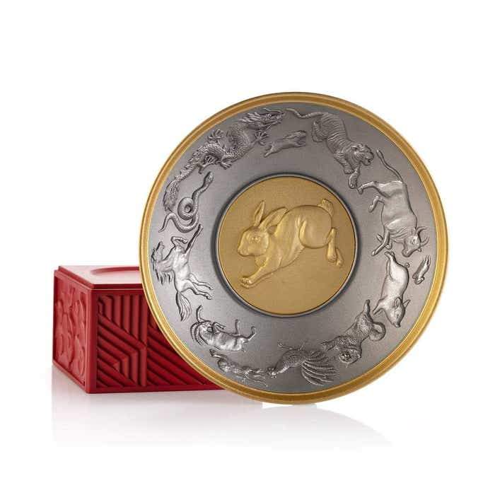 Royal Selangor 2023 Year of the Rabbit Wealth Bowl — flat lay