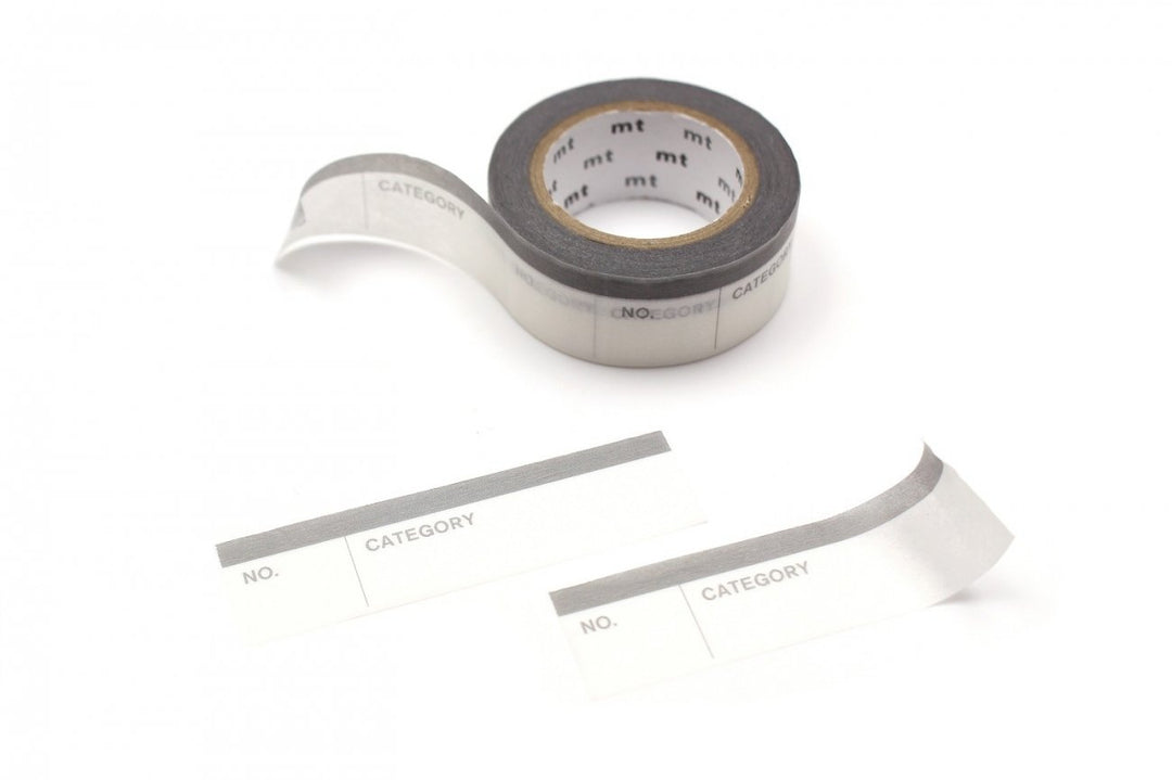 MT Perforated Label Tape - Number &amp; Category — with packaging